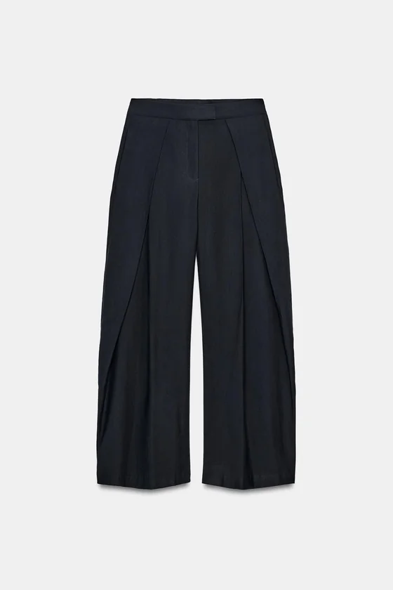 БРЮКИ  С ЗАЩИПАМИ — коллекция Zara «ZW»
