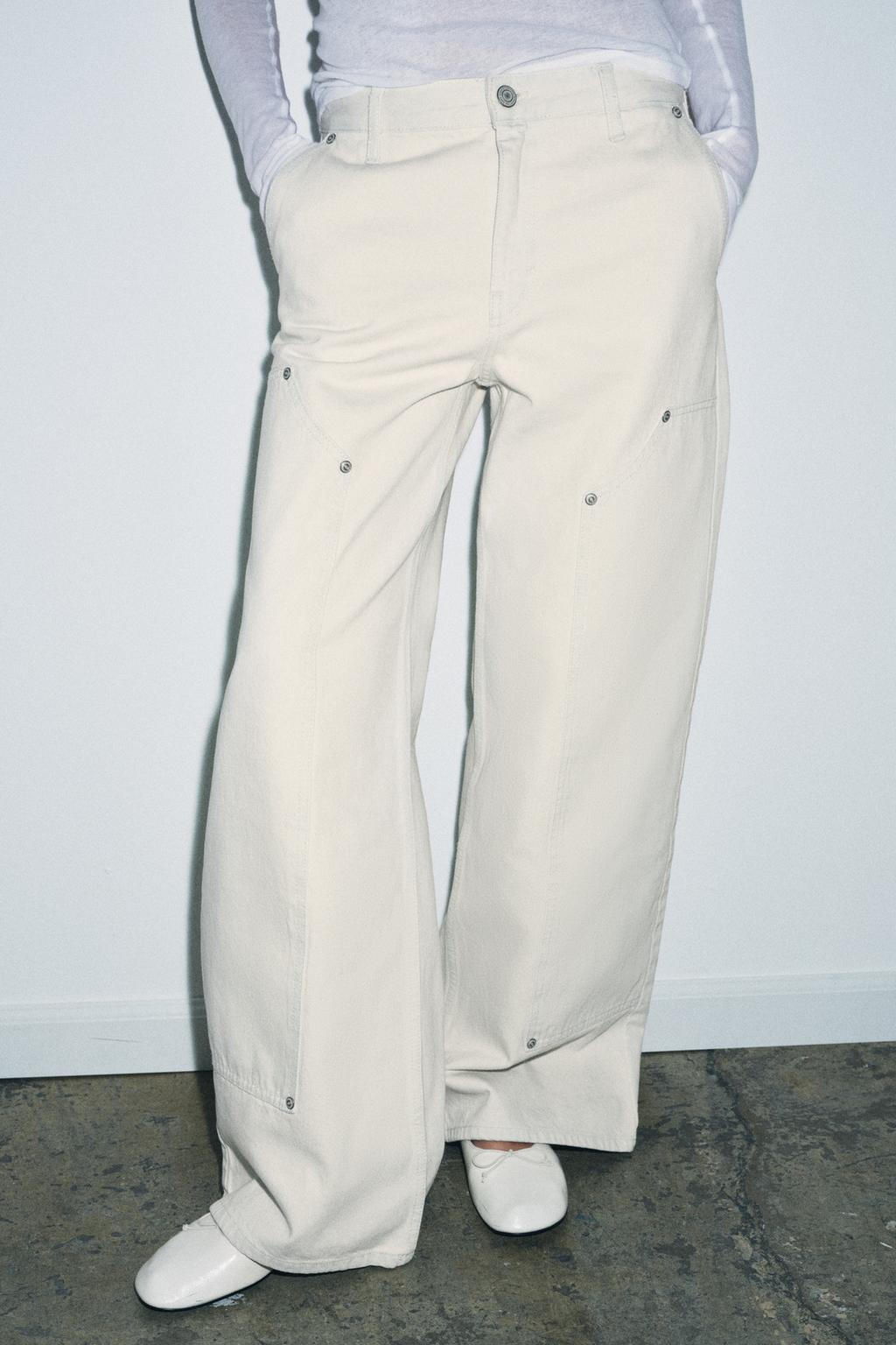 ДЖИНСЫ ZW COLLECTION СО СРЕДНЕЙ ПОСАДКОЙ И ХЛЯСТИКОМ