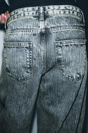 Джинсы ZW COLLECTION RELAXED BALLOON со средней посадкой- Заказать в России