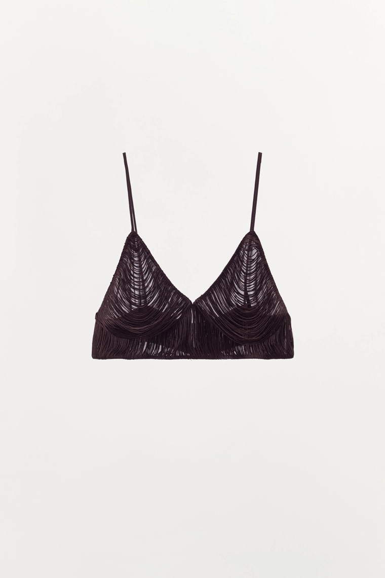 Топ с бахромой