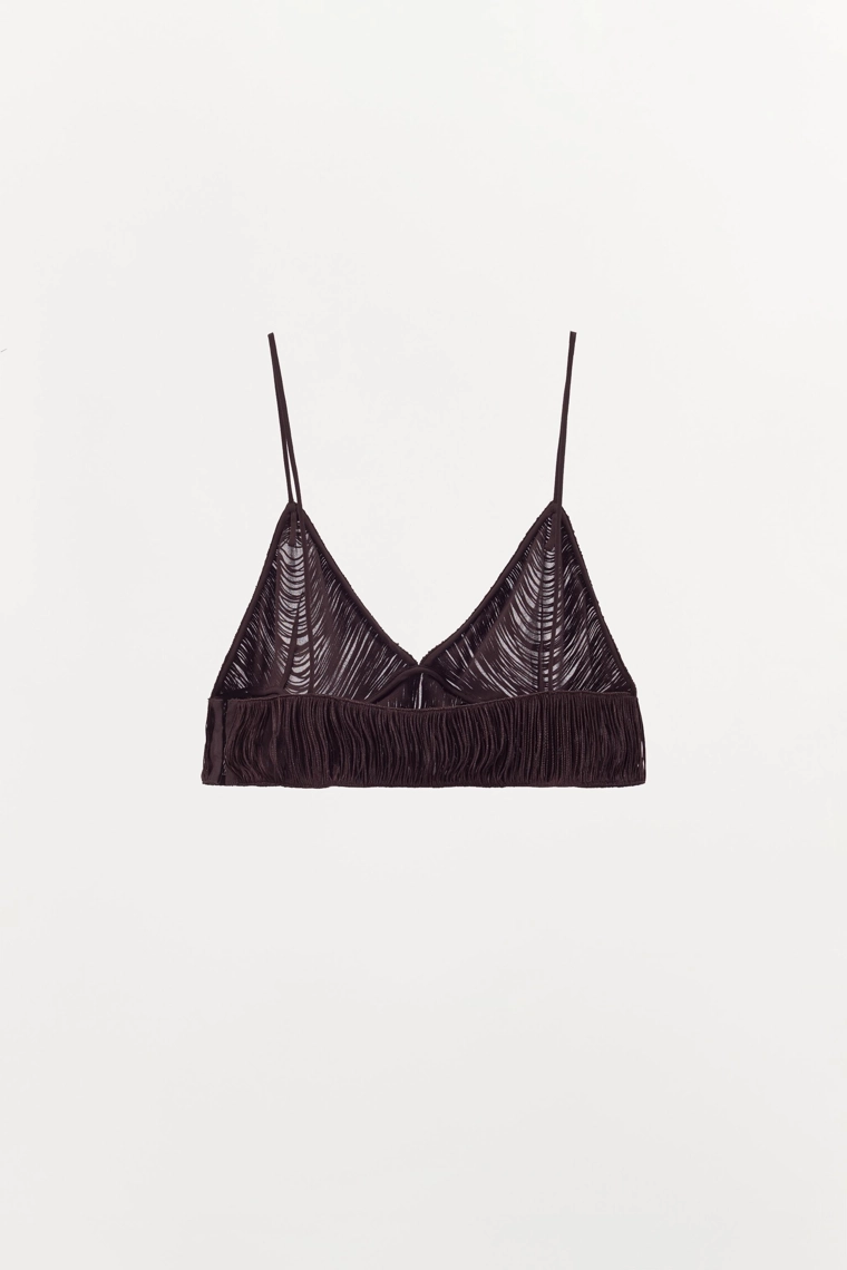 Топ с бахромой