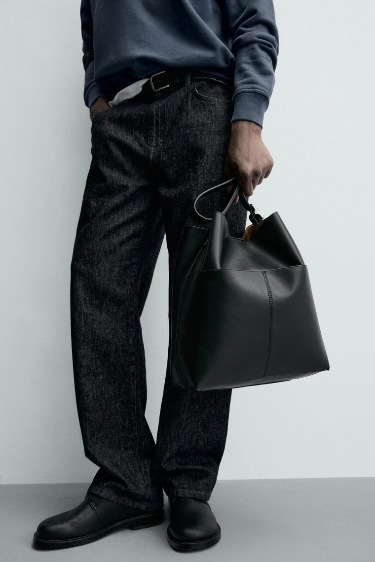 Сумка-тоут с топстежкой