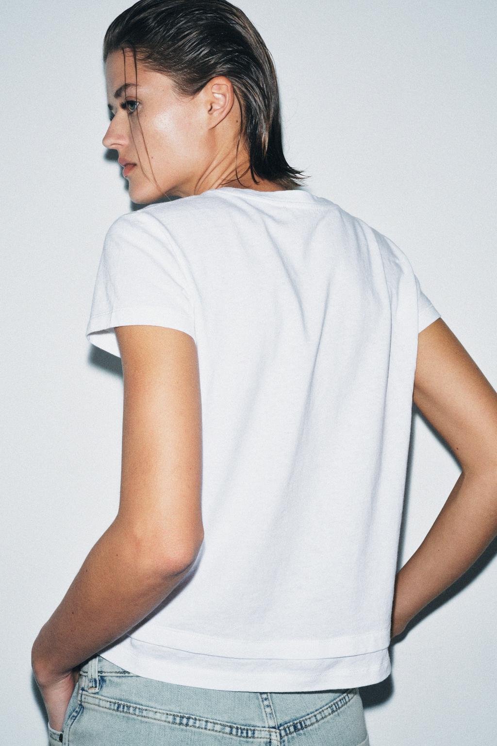 ФУТБОЛКА С КОРОТКИМИ РУКАВАМИ И ДВОЙНЫМ НИЗОМ