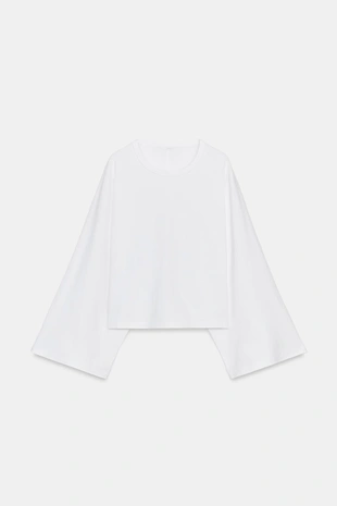 Футболка с рукавами-кейп- Заказать в России