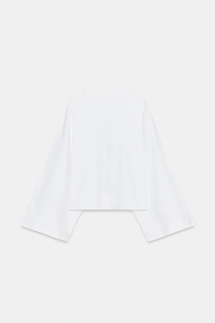 Футболка с рукавами-кейп- Заказать в России