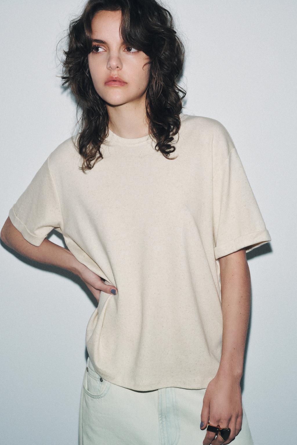 СВОБОДНАЯ ФУТБОЛКА С КОРОТКИМИ РУКАВАМИ