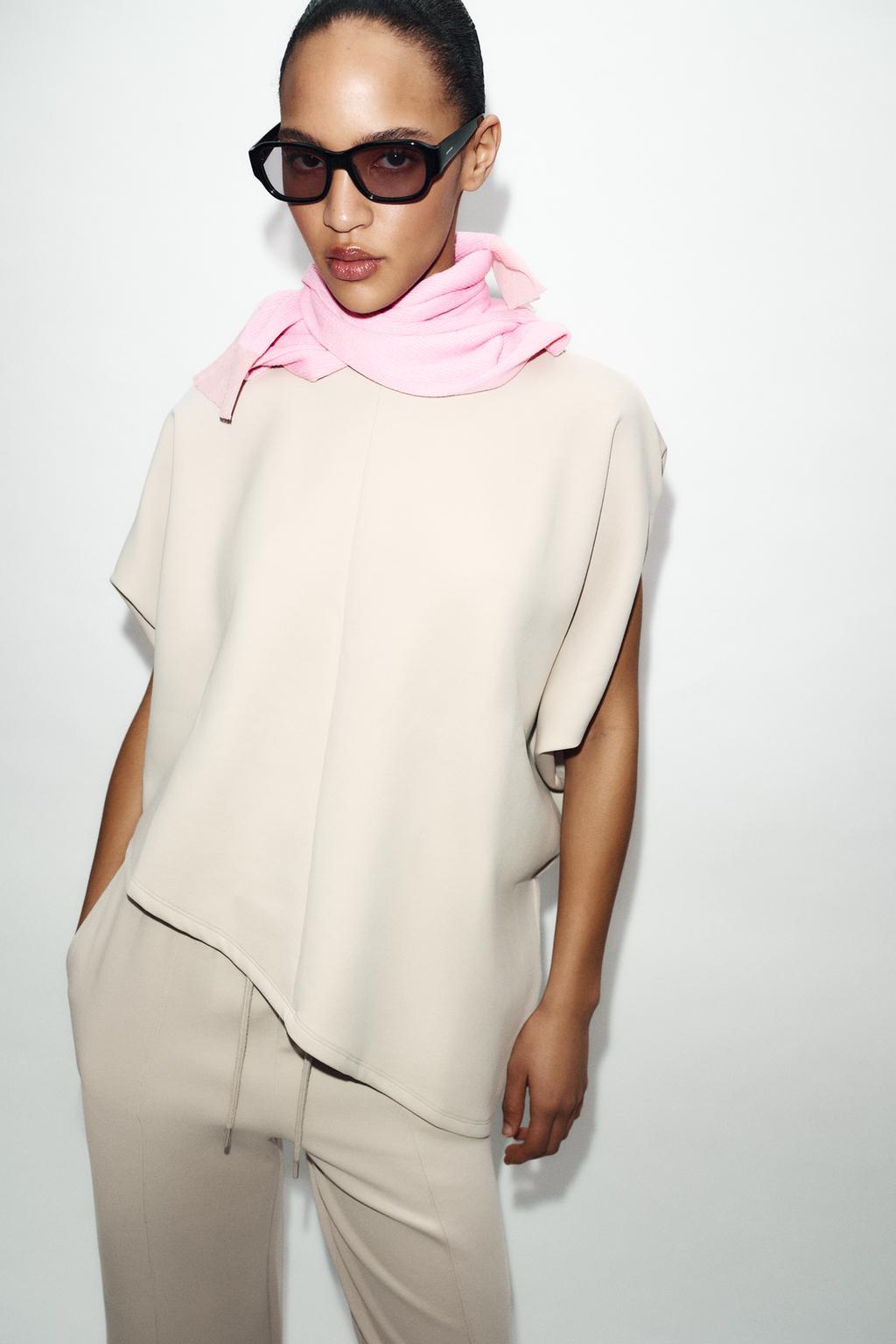 НАКИДКА АСИММЕТРИЧНОГО КРОЯ ИЗ ИНТЕРЛОКА