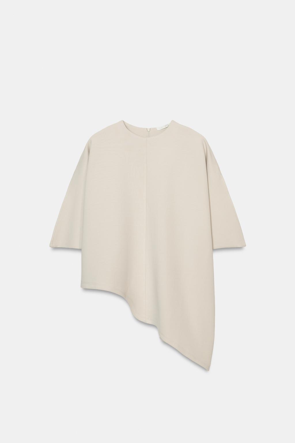 НАКИДКА АСИММЕТРИЧНОГО КРОЯ ИЗ ИНТЕРЛОКА