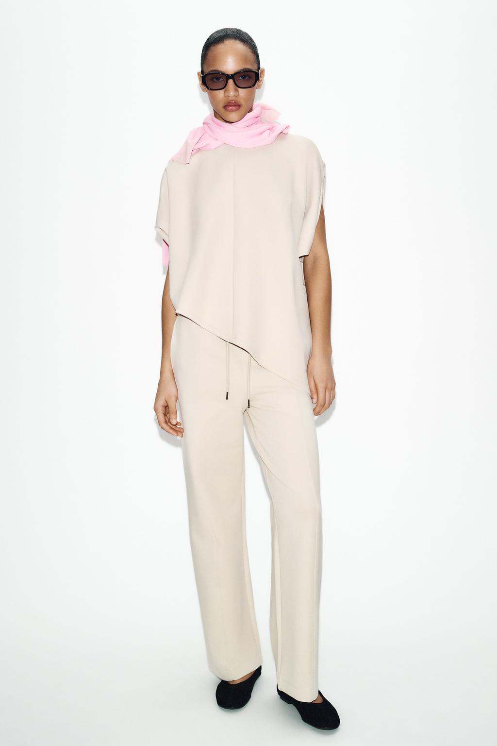 НАКИДКА АСИММЕТРИЧНОГО КРОЯ ИЗ ИНТЕРЛОКА