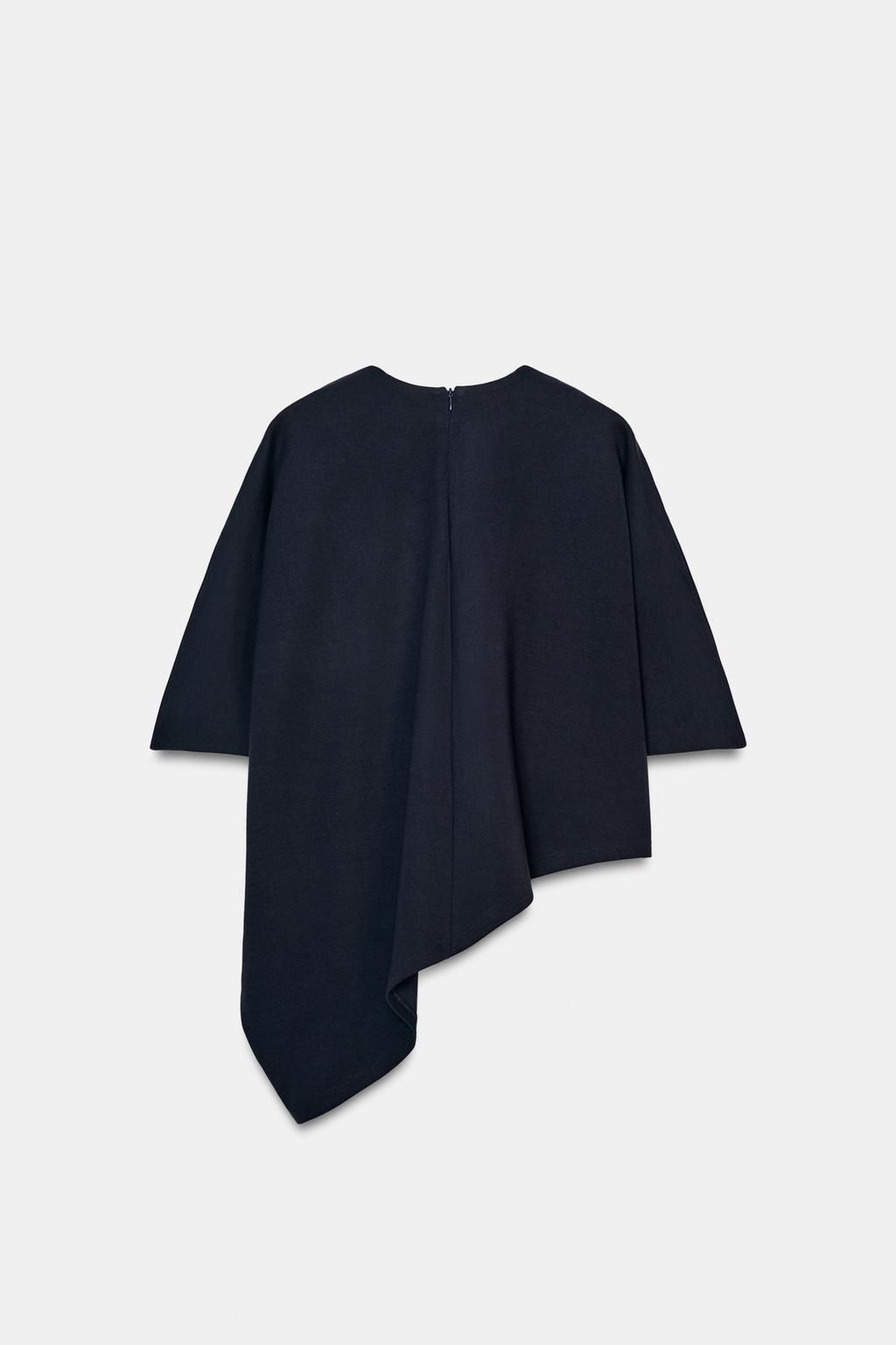 НАКИДКА АСИММЕТРИЧНОГО КРОЯ ИЗ ИНТЕРЛОКА