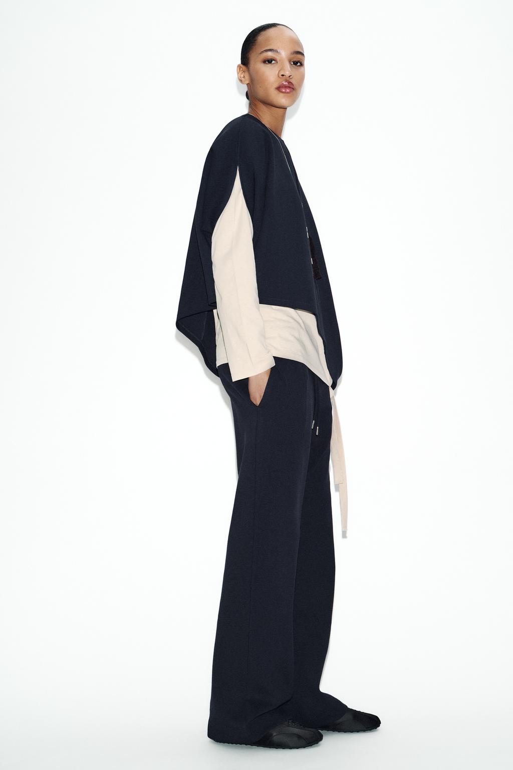 БРЮКИ ИЗ ИНТЕРЛОКА ПРЯМОГО КРОЯ