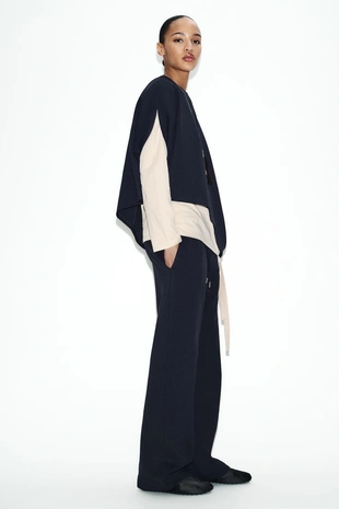 Брюки из интерлока прямого кроя- Заказать в России