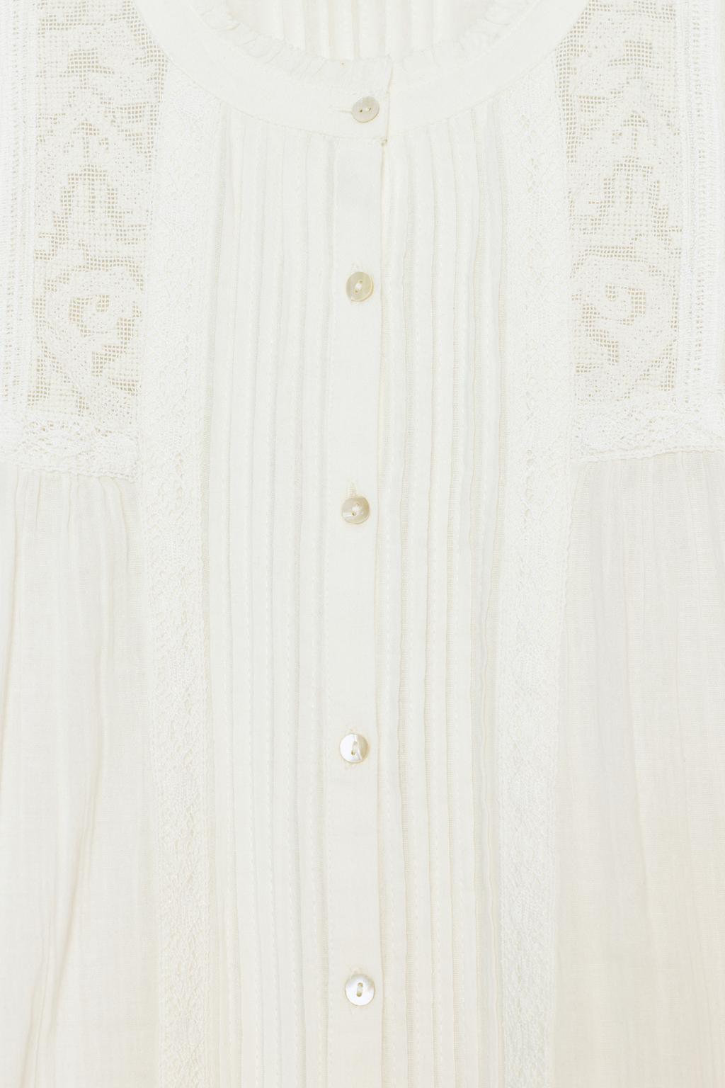 РОМАНТИЧЕСКАЯ РУБАШКА ИЗ ХЛОПКА — ZW COLLECTION