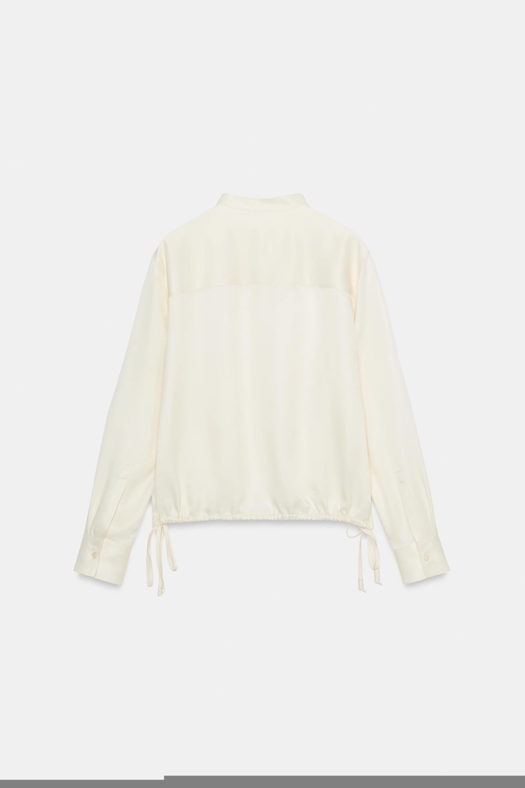 Блузка из атласа коллекции zara woman