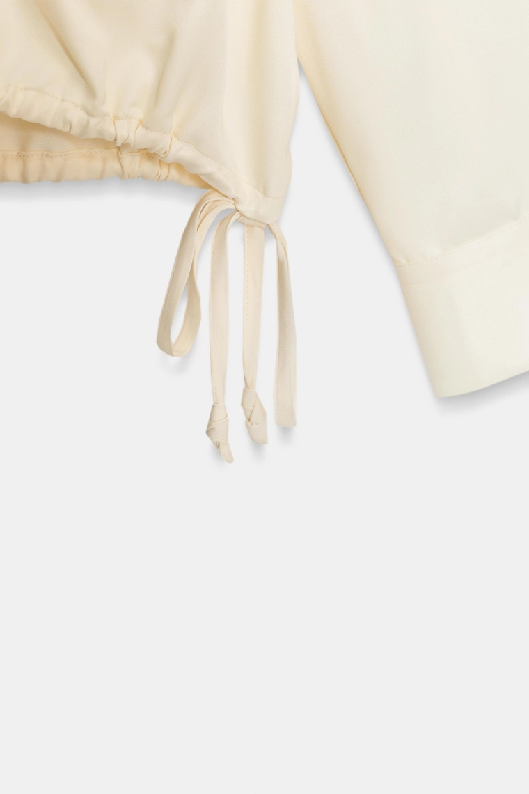 Блузка из атласа коллекции zara woman