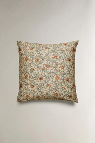 Наволочка из хлопкового сатина с цветочным принтом (300 TC)- Заказать в России