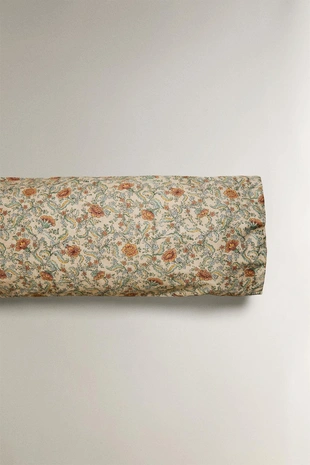 Наволочка из хлопкового сатина с цветочным принтом (300 TC)- Заказать в России