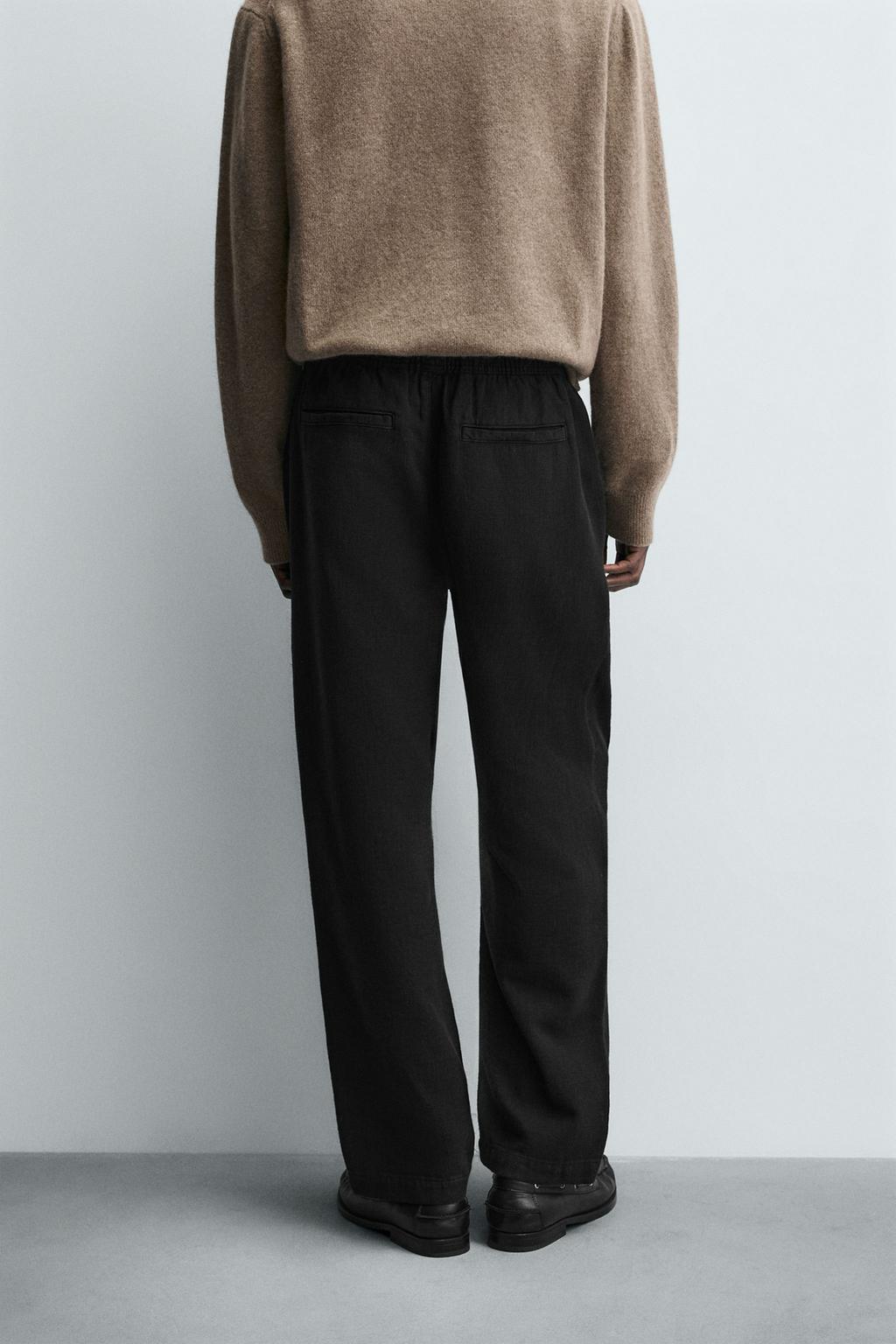 Текстурированные брюки свободного кроя