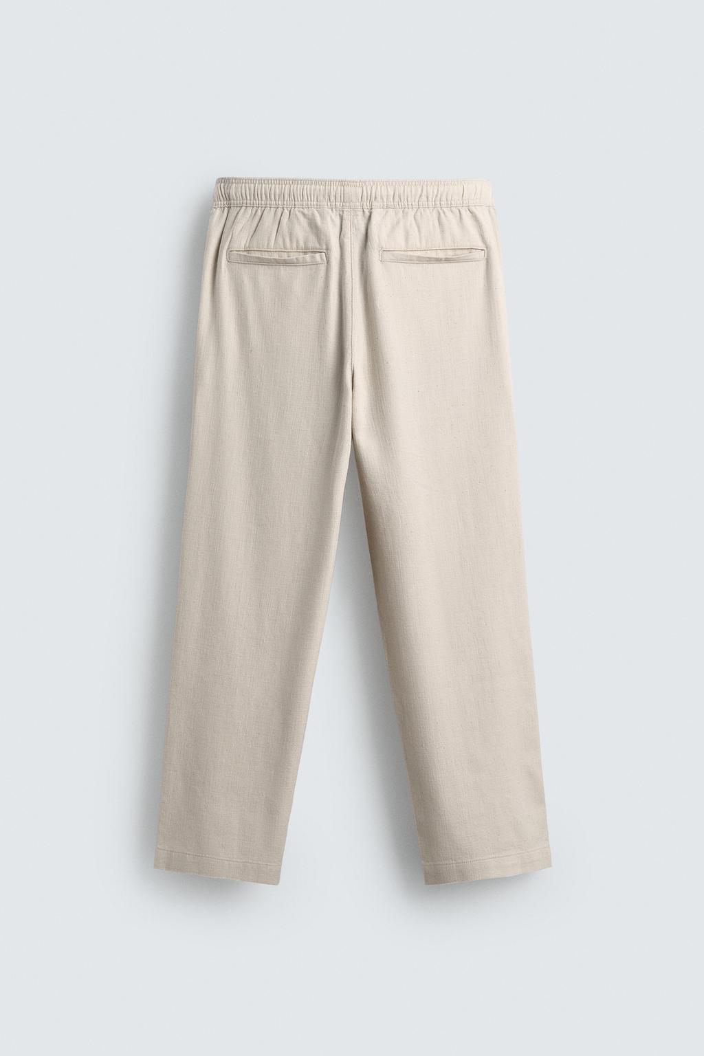 Джоггеры с высокой посадкой и структурой