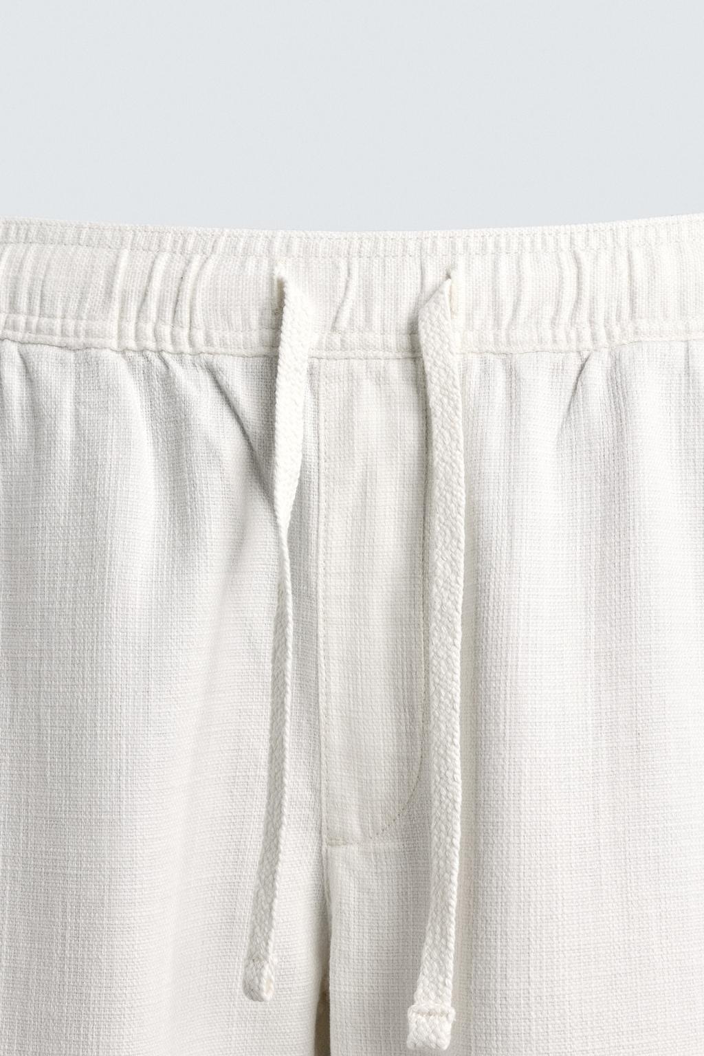 Текстурированные брюки свободного кроя