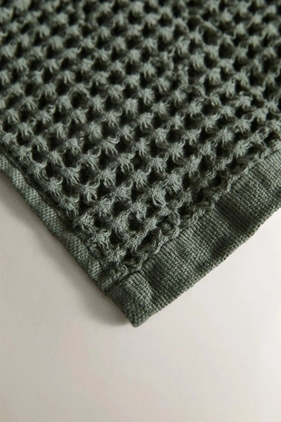 Набор из 3 полотенец для рук из хлопка с вафельным плетением- Заказать в России