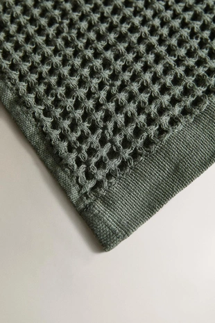 Хлопковое полотенце с вафельным плетением- Заказать в России