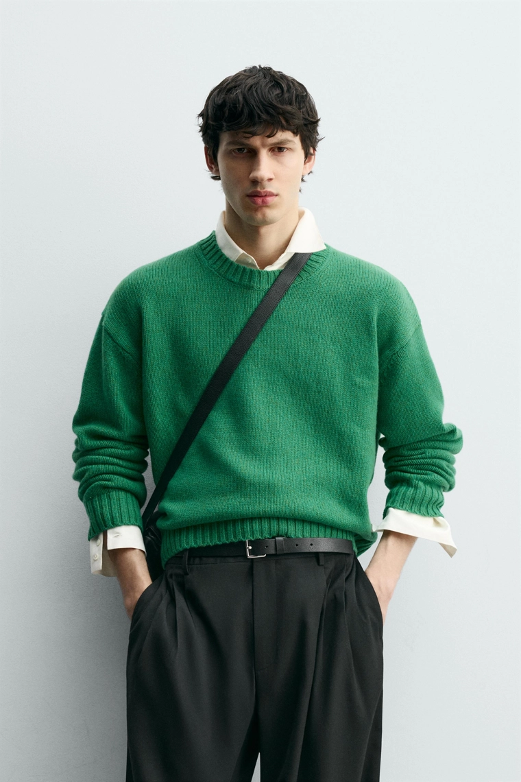 Джемпер из 100% шерсти