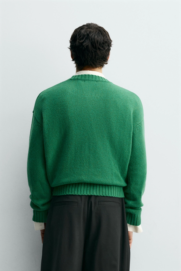 Джемпер из 100% шерсти