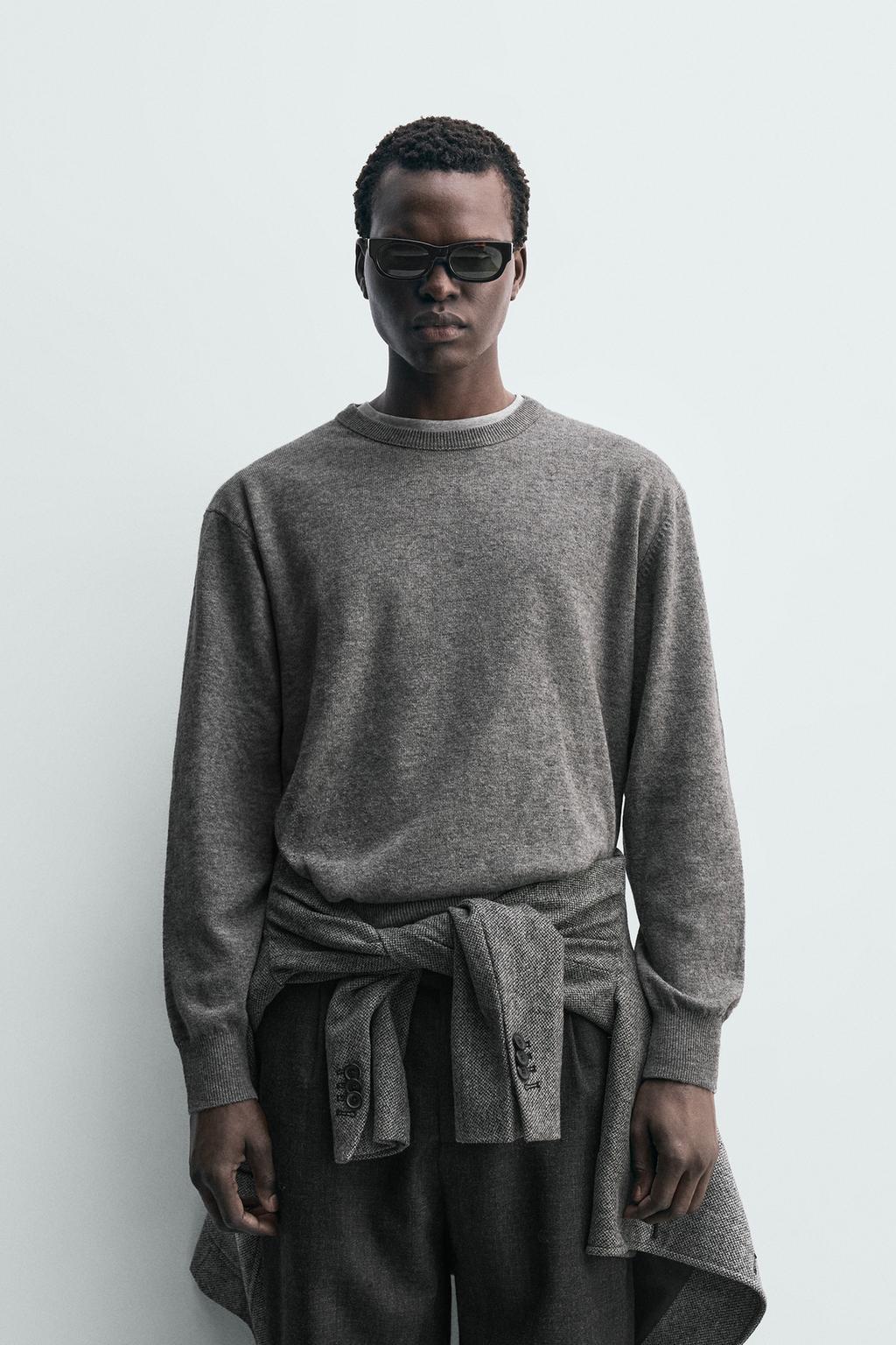 СВИТЕР ИЗ СМЕСОВОЙ ШЕРСТИ