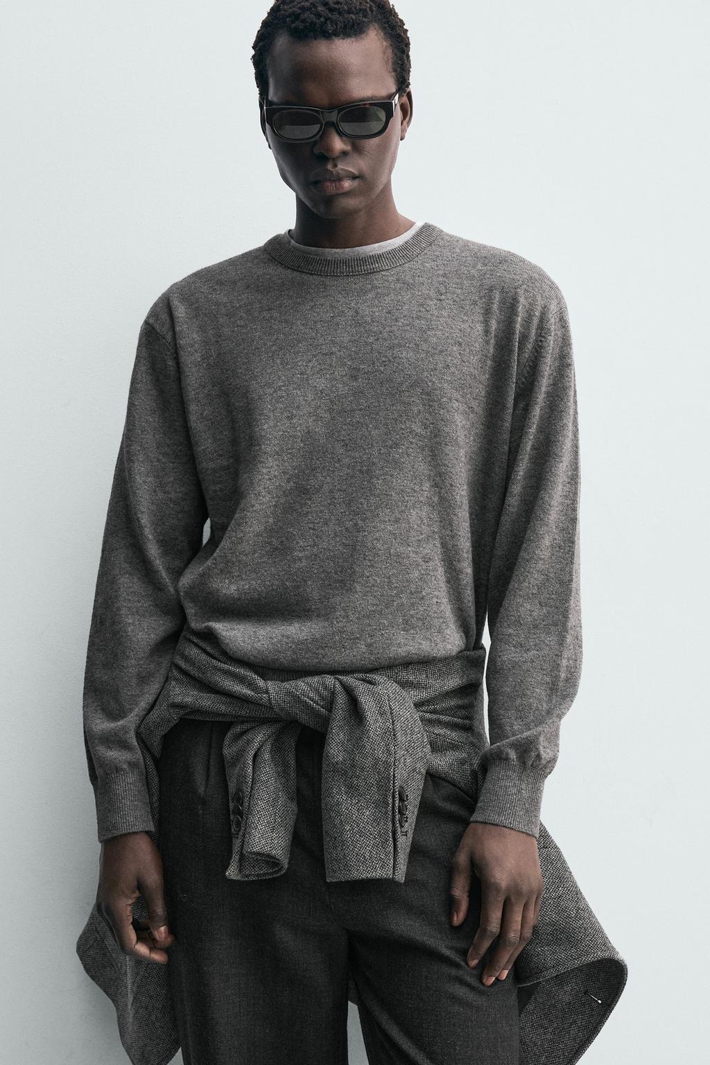 СВИТЕР ИЗ СМЕСОВОЙ ШЕРСТИ