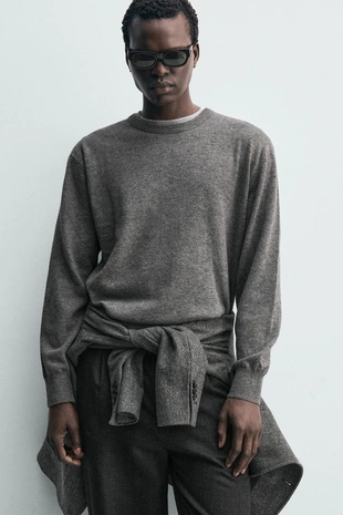 Свитер из смесовой шерсти- Заказать в России