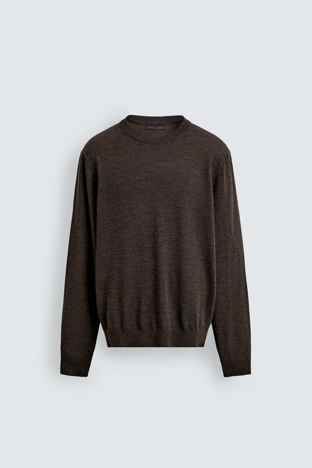 ШЕРСТЯНОЙ СВИТЕР КЛАССИЧЕСКОГО КРОЯ