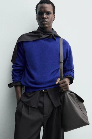 Свитер из смесовой шерсти- Заказать в России