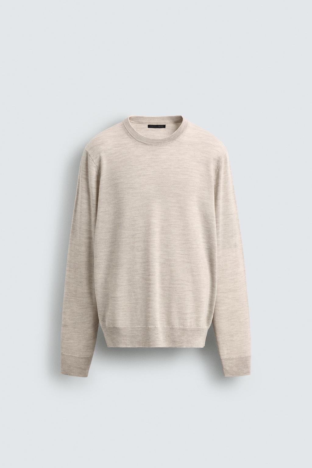 ШЕРСТЯНОЙ СВИТЕР КЛАССИЧЕСКОГО КРОЯ