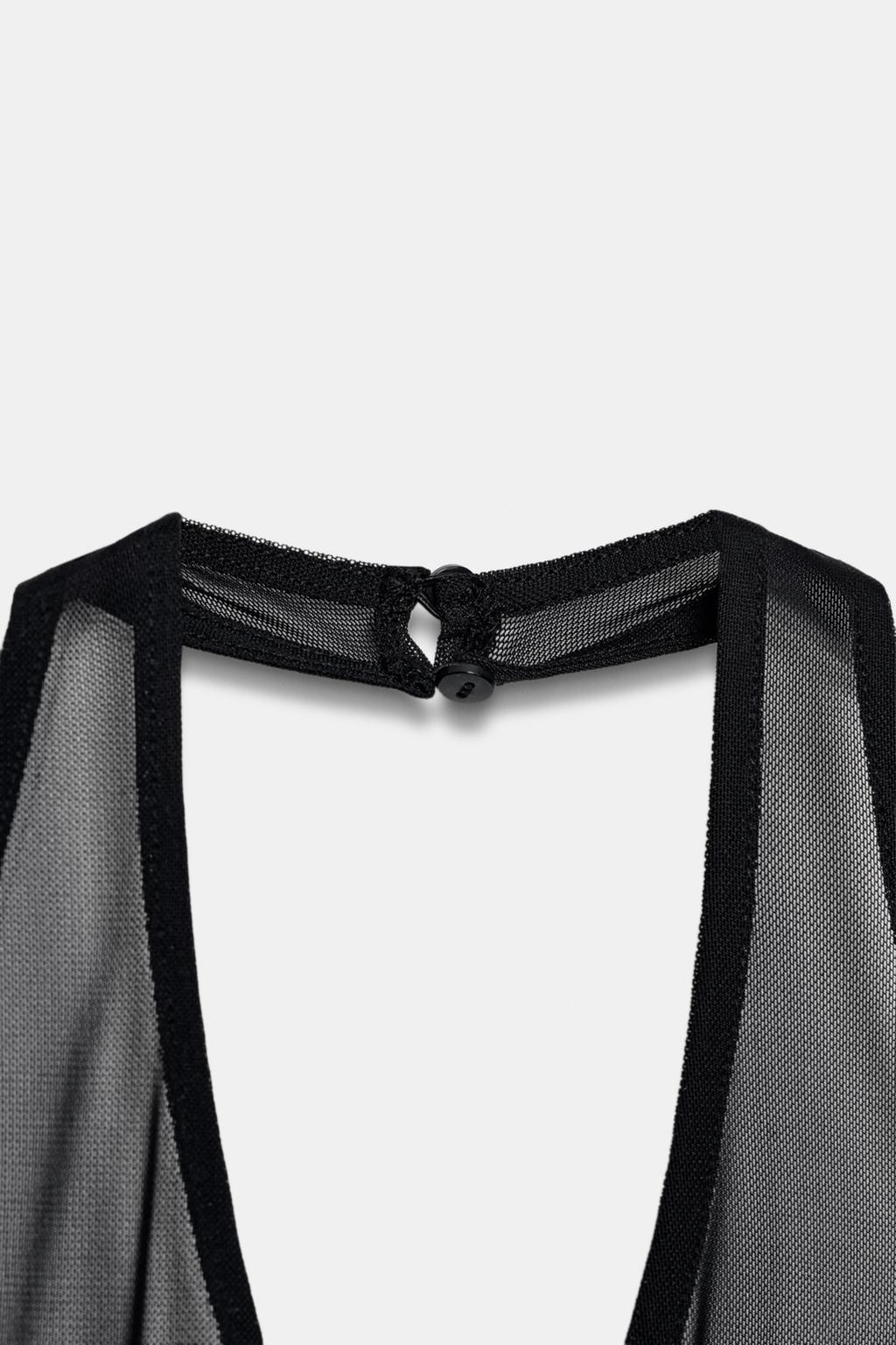 КОМБИНИРОВАННОЕ БОДИ С ГОРЛОВИНОЙ ХАЛТЕР