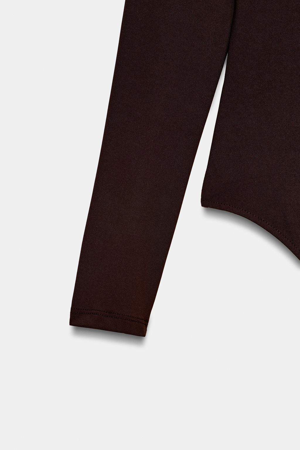 БОДИ ИЗ ПОЛИАМИДА СО ШНУРОВКОЙ