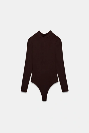 Боди из полиамида со шнуровкой- Заказать в России