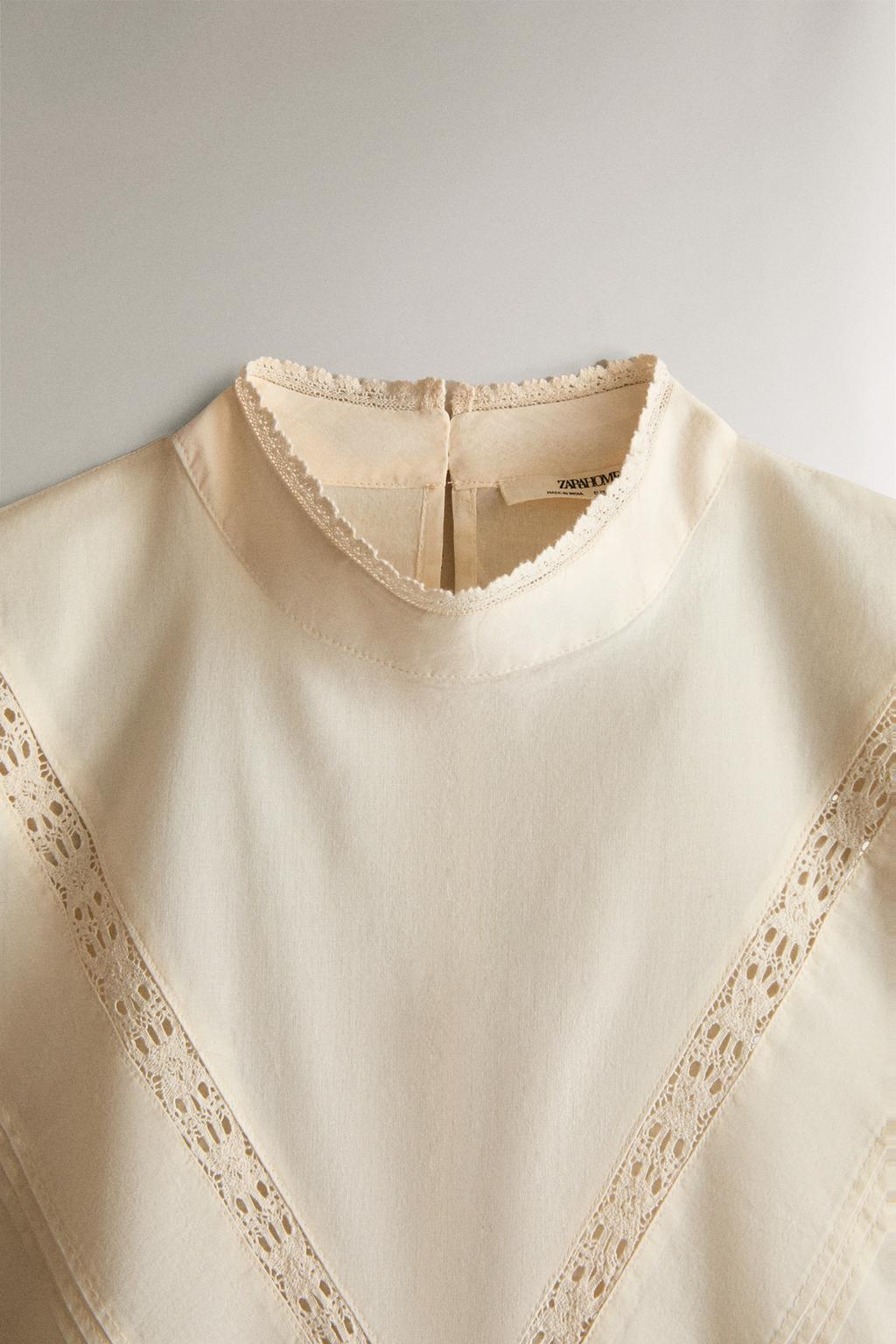 Ночная сорочка с кружевными деталями