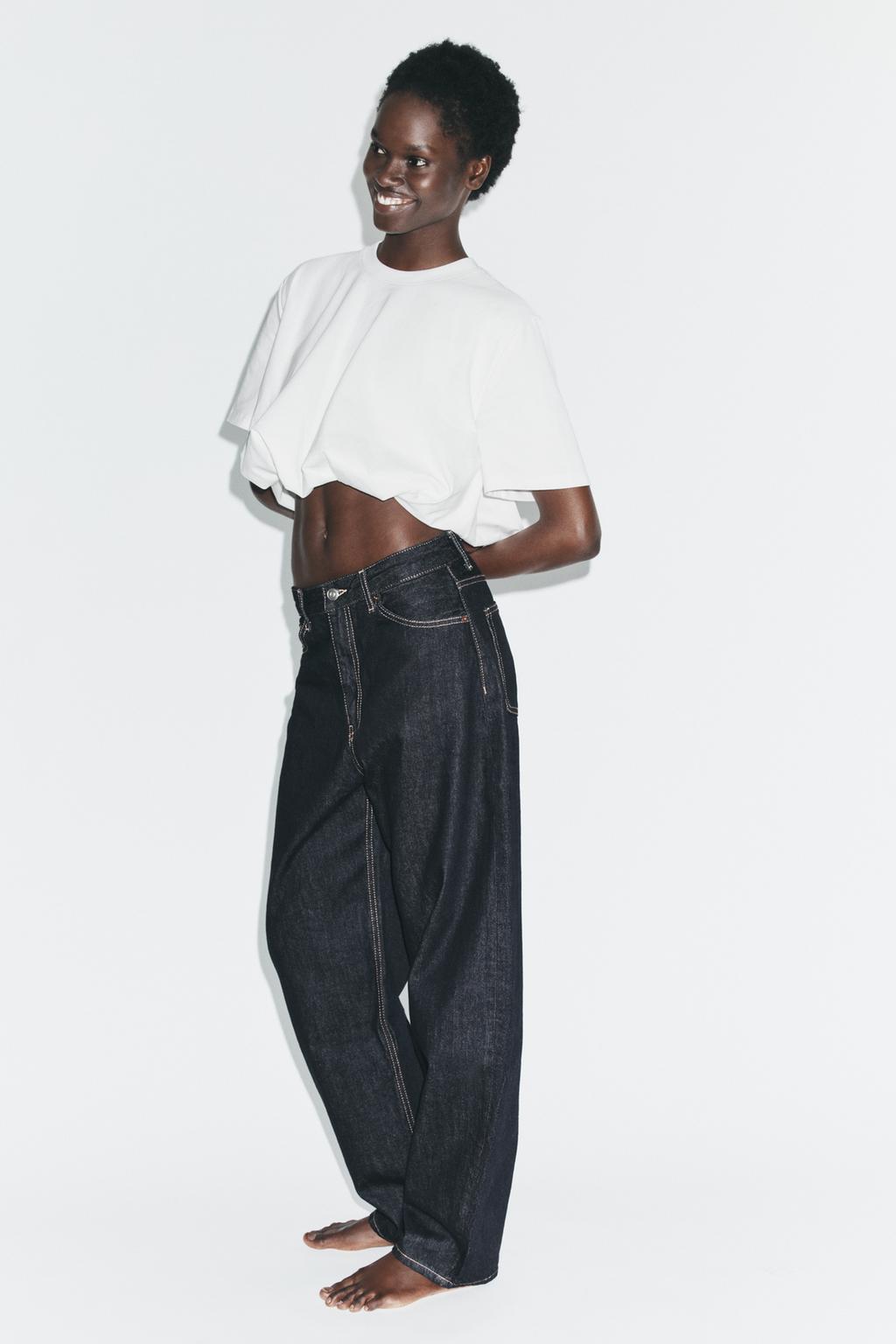 ДЖИНСЫ TRF BARREL С ВЫСОКОЙ ПОСАДКОЙ