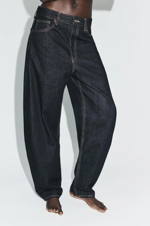 Джинсы TRF BARREL с высокой посадкой