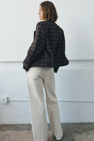 Куртка в клетку с запахом — ZW COLLECTION- Заказать в России