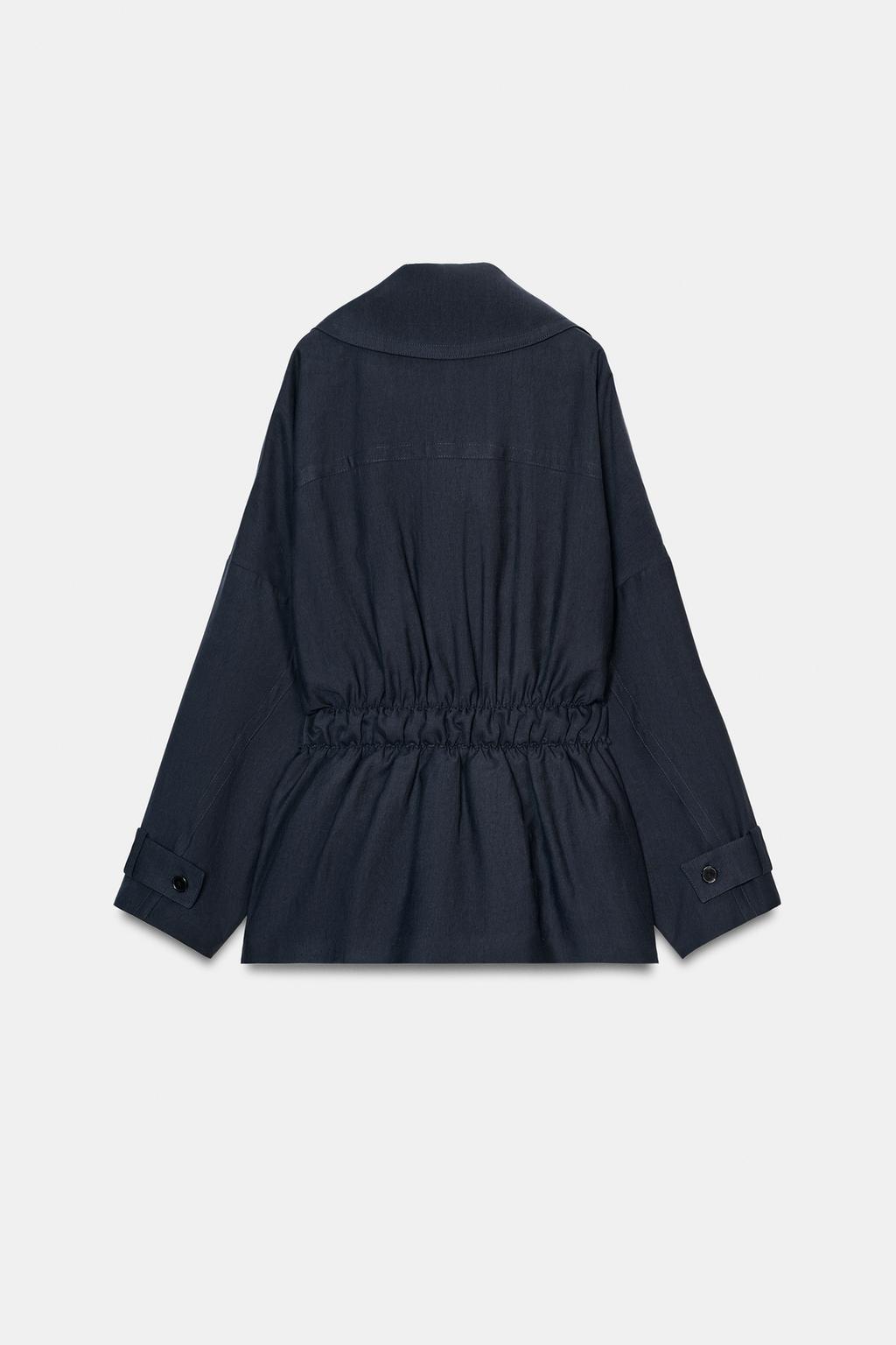 КОРОТКИЙ СТРУЯЩИЙСЯ ТРЕНЧ — ZW COLLECTION