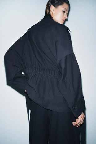 Короткий струящийся тренч — ZW COLLECTION