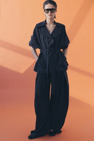 Короткий струящийся тренч — ZW COLLECTION