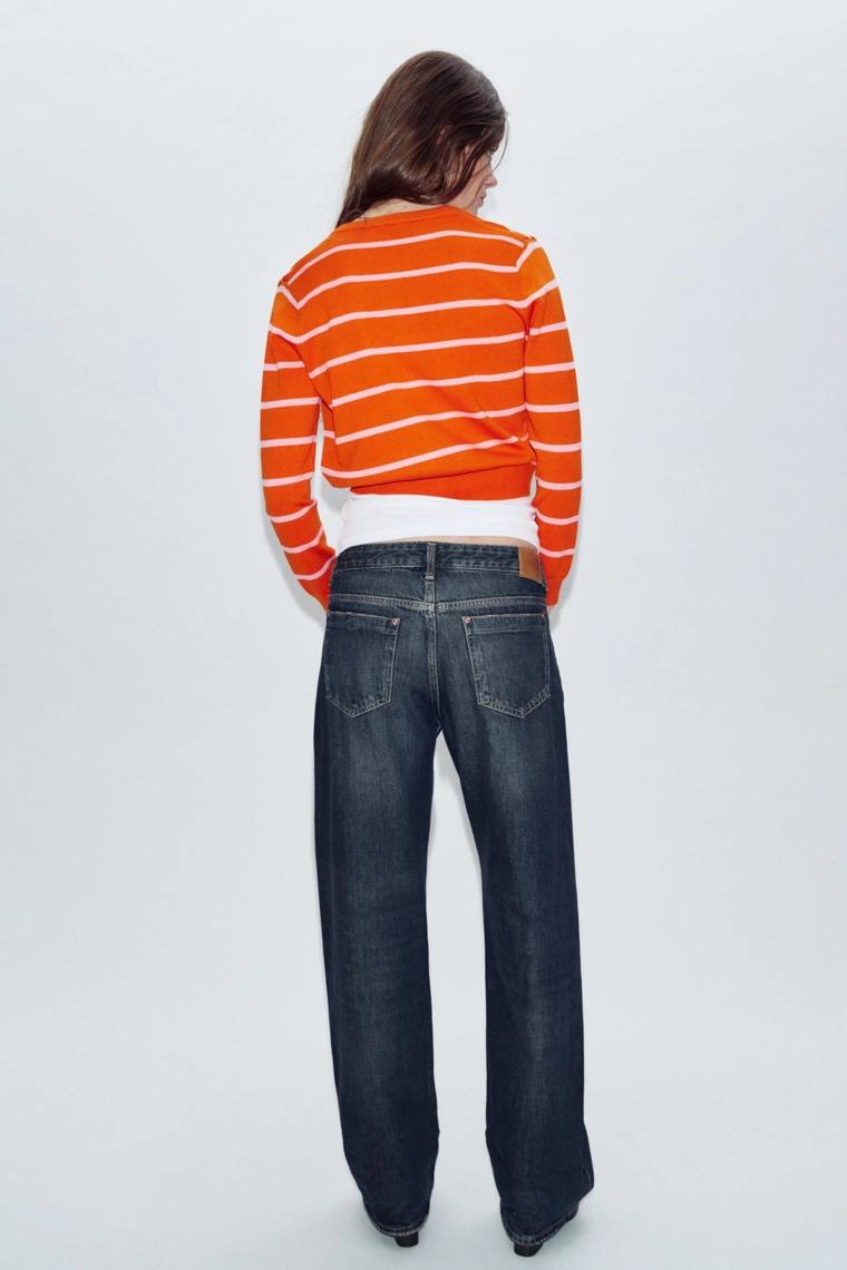 Кардиган в полоску