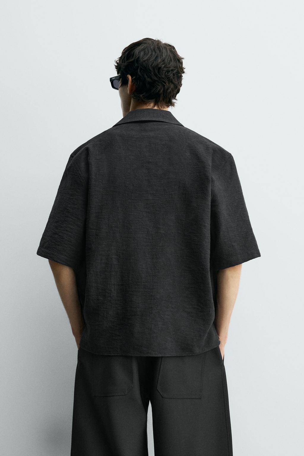 РУБАШКА СВОБОДНОГО КРОЯ JACQUARD