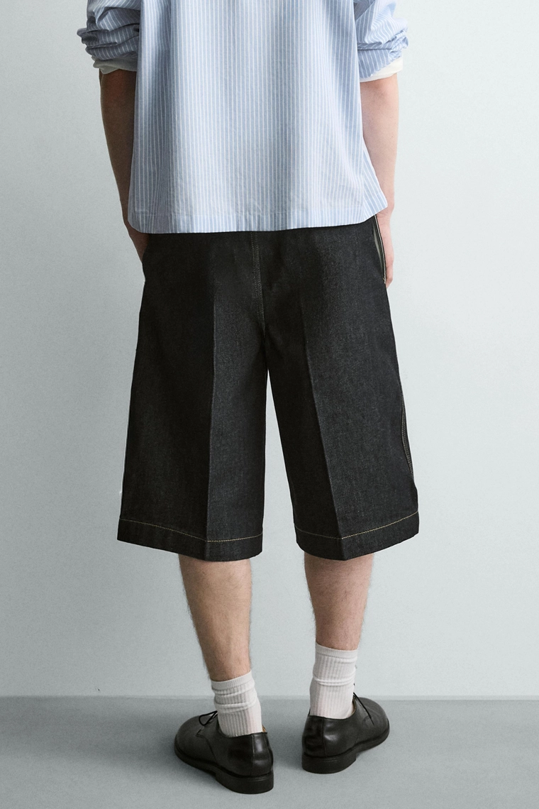 Джортсы свободного кроя из денима