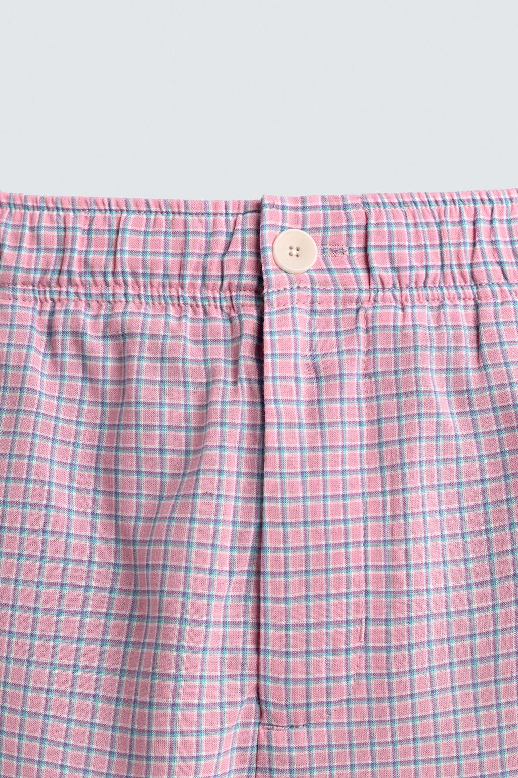 СВОБОДНЫЕ ШОРТЫ-БЕРМУДЫ В КЛЕТКУ - LIMITED EDITION