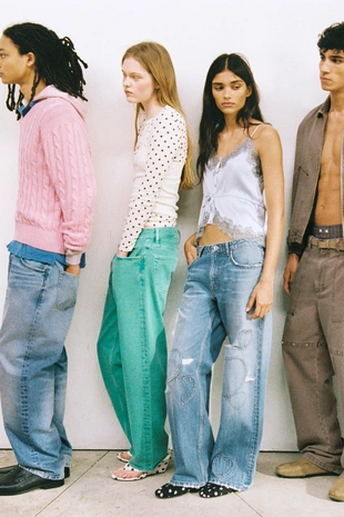 Майка из ажурного трикотажа на бретелях- Заказать в России