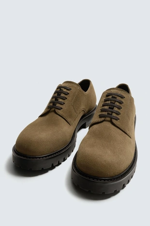 Кожаные туфли- Заказать в России